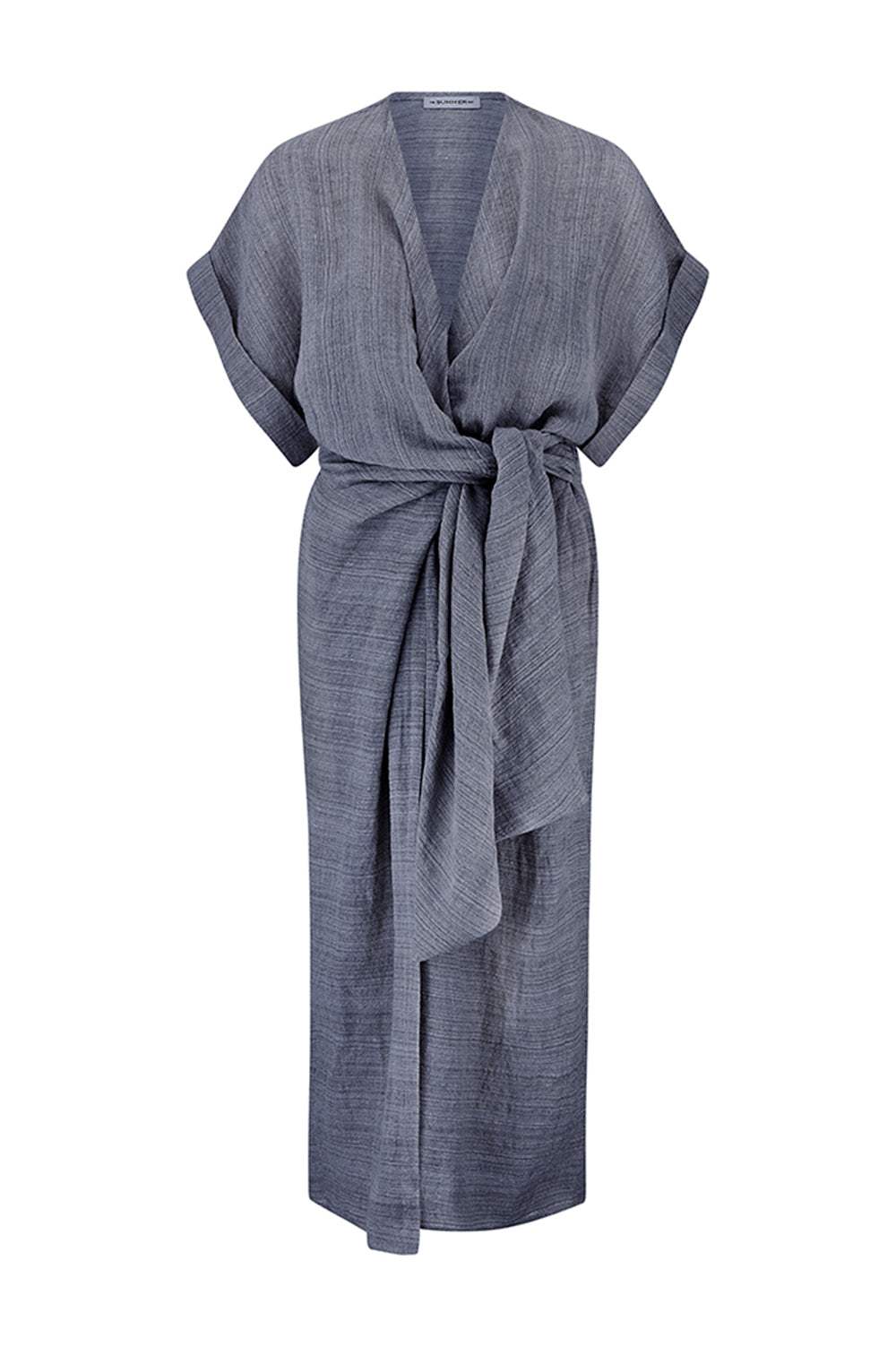 kim luxe linen wrap dress KIM