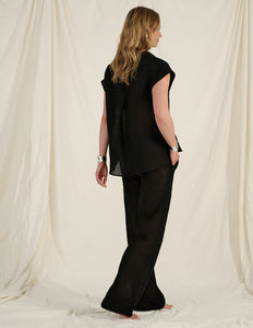 PEARL - luxe linen drawstring trouser