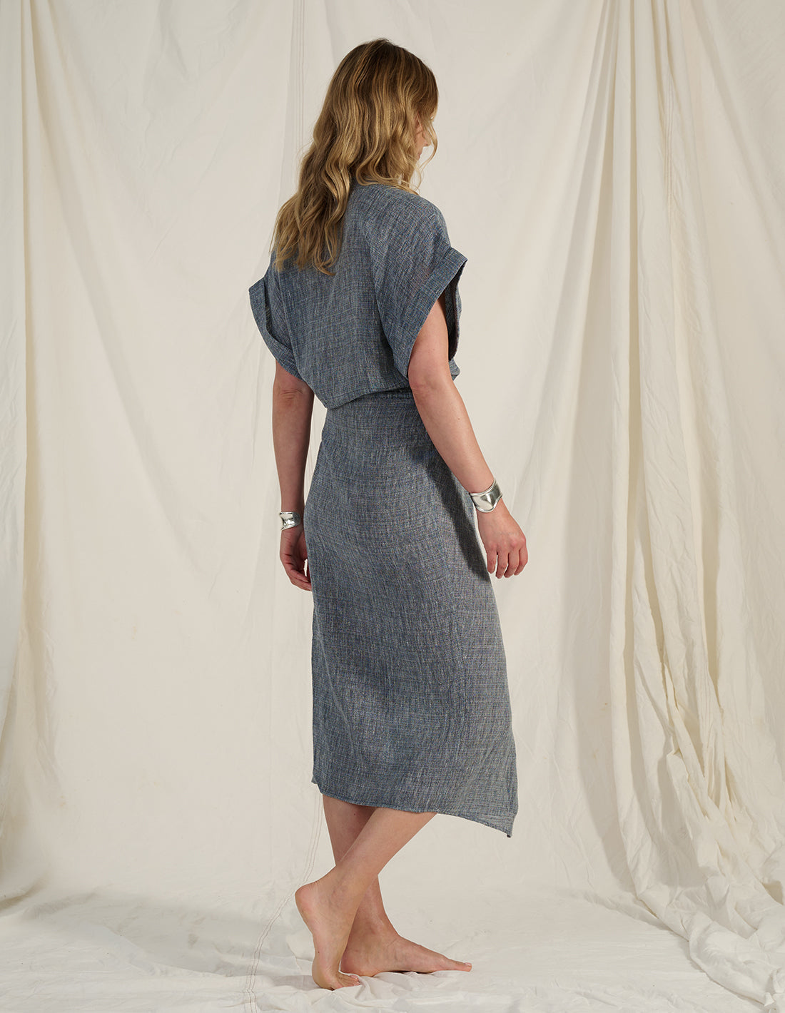 KIM - luxe linen wrap dress The Summer Edit KIM - luxe linen wrap dress The Summer Edit