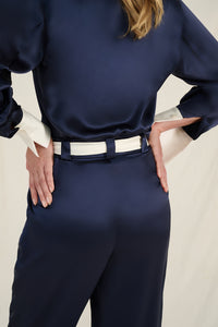 NAOMI - colour block shirt