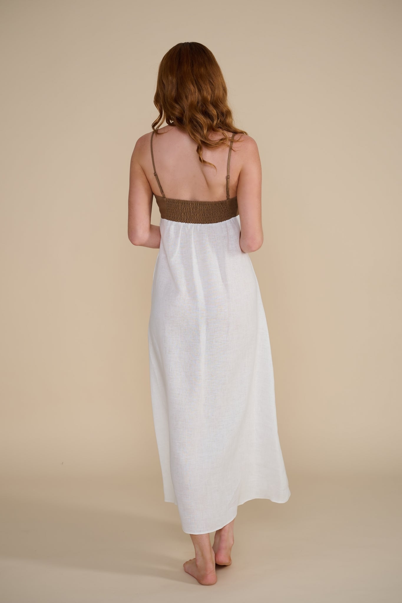 OLIVIA - luxe linen maxi dress
