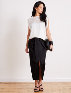 TALYA - Hammered Silk Skirt