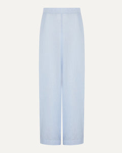 JASMIN - Ice Blue Linen Trousers
